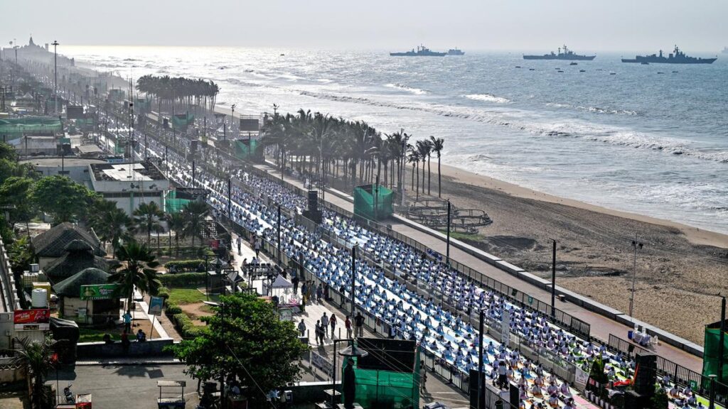International Yoga Day 2025: A sea of humanity descends on Beach Road