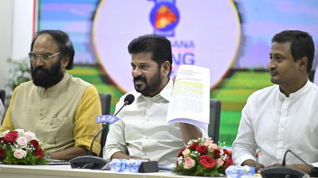 Ready for discussions with A.P. on Bankacherla, but Centre’s step-motherly treatment towards Telangana not acceptable: Revanth