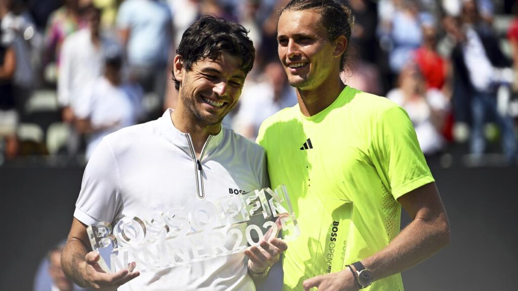 Tennis-Fritz lifts Stuttgart title as Zverev’s grass-court wait goes on