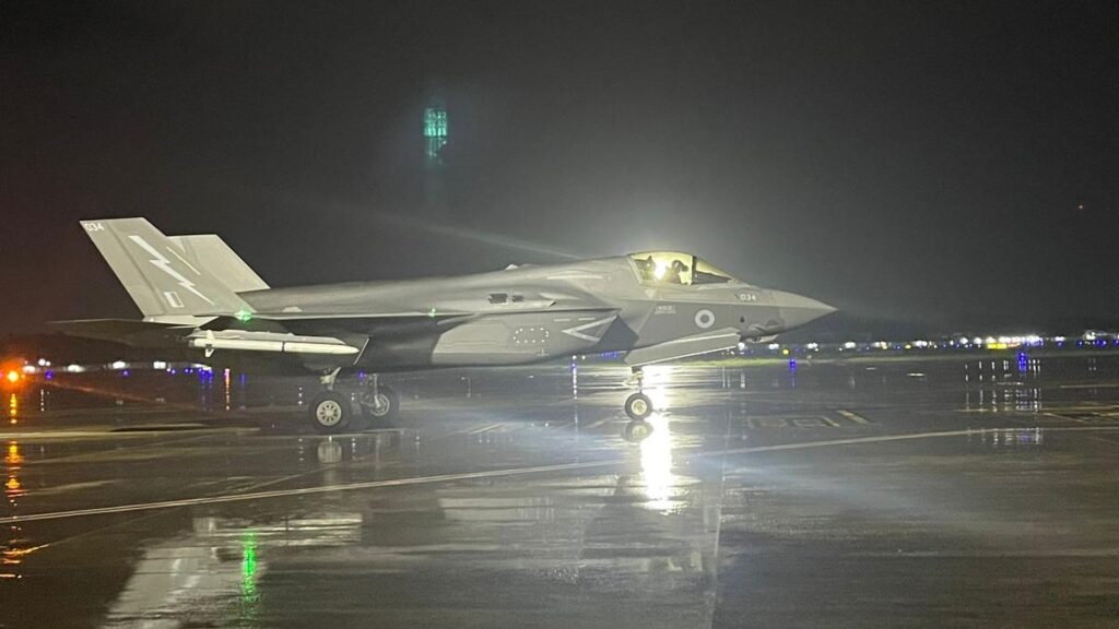 U.K. fighter jet’s departure to be delayed further