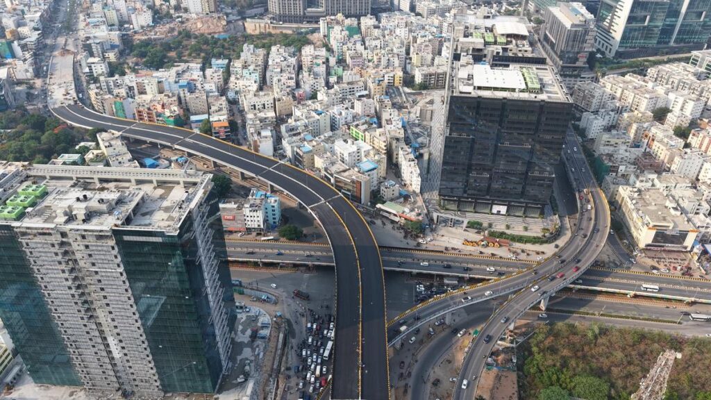 Hyderabad’s first third level flyover from Kondapur to Gachibowli to be inaugurated on June 28; CM suggests it to be named after PJR