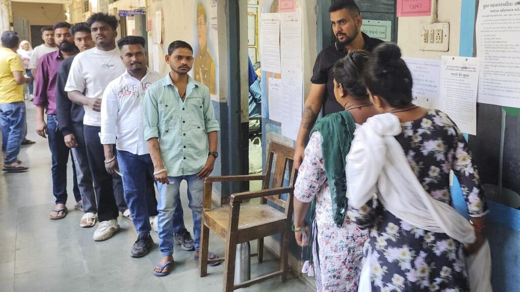 Polling underway in 3,894 gram panchayats in Gujarat