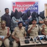 Four held in Tolichowki for dacoity, cash and phones recovered