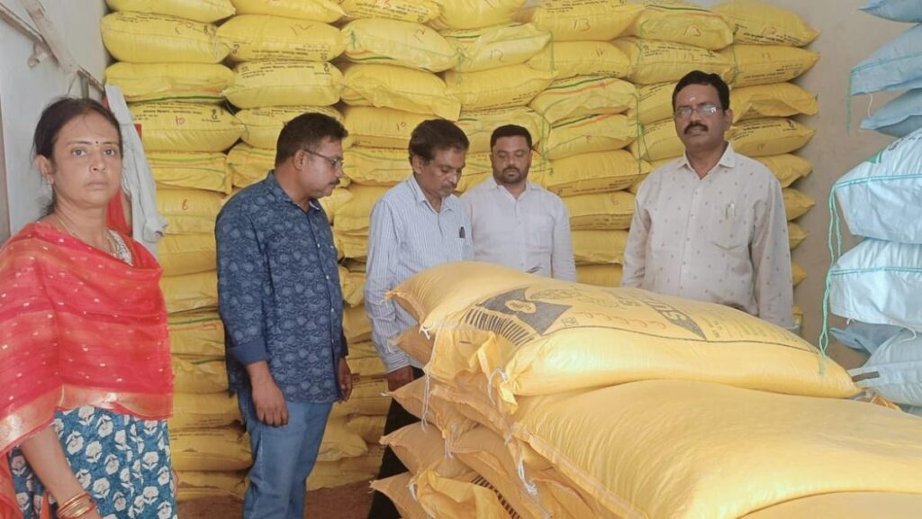 Officials crackdown on black marketing of fertilizers in Vizianagaram district