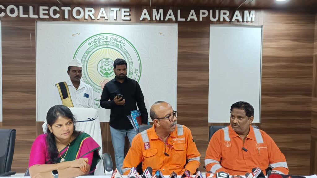 Natural gas leaks from 2,866-metre-deep ONGC well while drilling in Konaseema; leak plugged