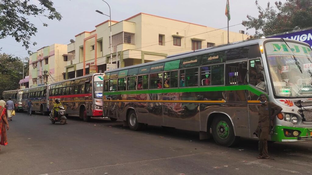 Passengers in Tiruchi complain of fare increase following bus stand relocation to Panjapur