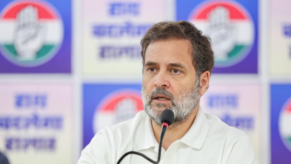 Modi will bow to Donald Trump: Rahul Gandhi attacks Prime Minister as deal deadline approaches
