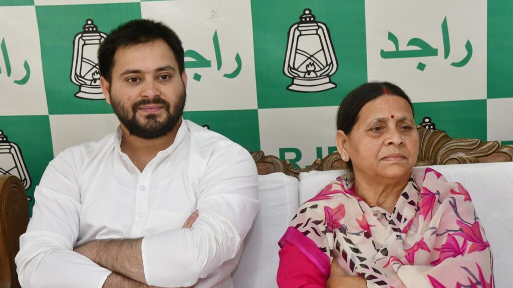 JD(U)-BJP ‘conspiring’ to get Tejashwi ‘murdered’, says Rabri Devi