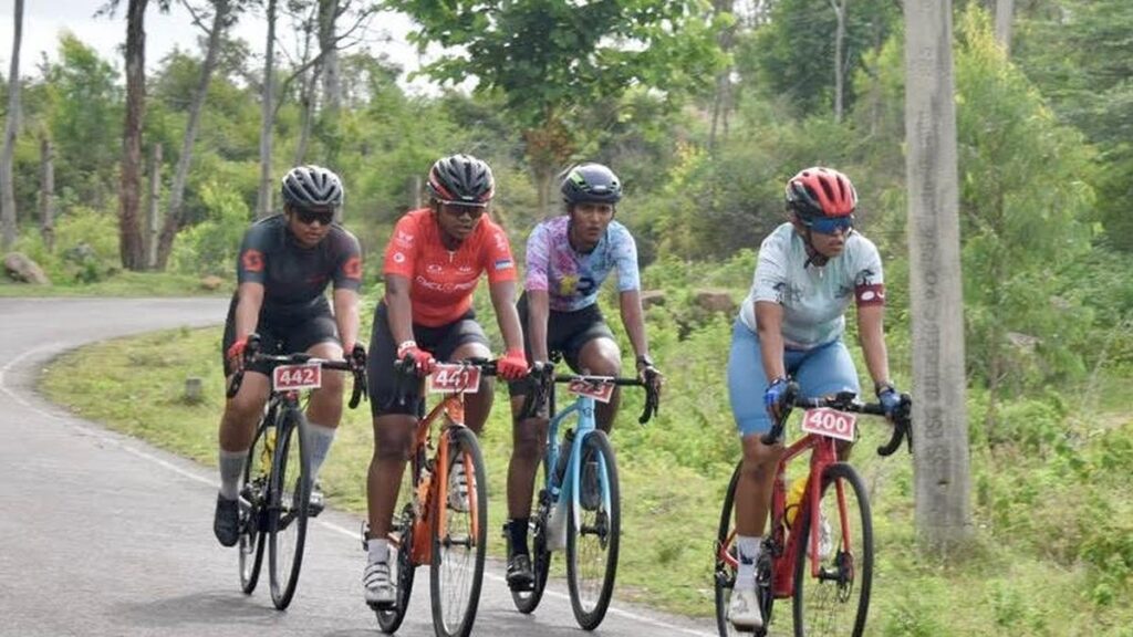 Asmita Khelo India Women’s Cycling City League 2025 held in Mysuru
