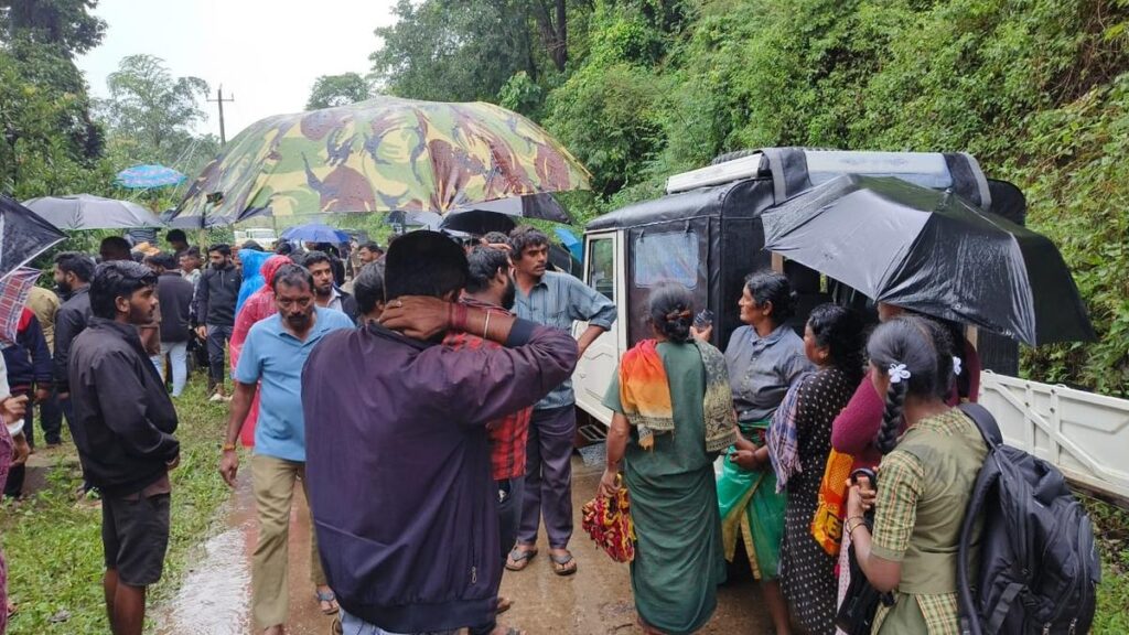 Youth goes missing after vehicle falls into river in Chikkamagaluru; his mother dies on learning about it