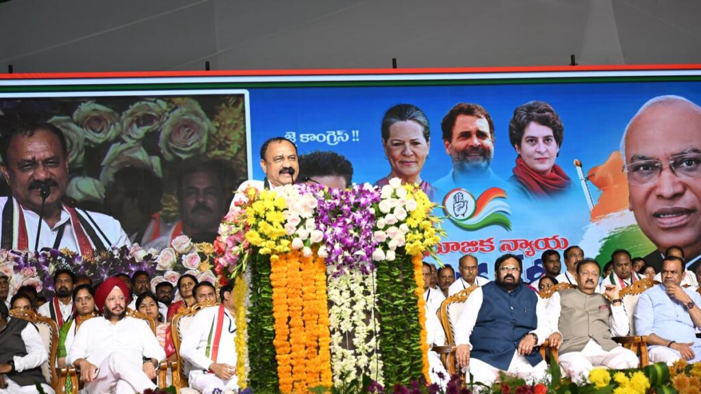 Telangana Congress’s ‘Samajika Nyaya Bheri’ reignites party cadre ahead of local body polls