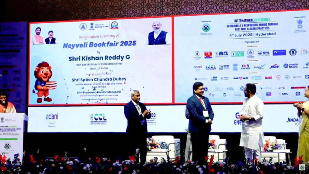 Union Coal Minister inaugurates Neyveli Book Fair