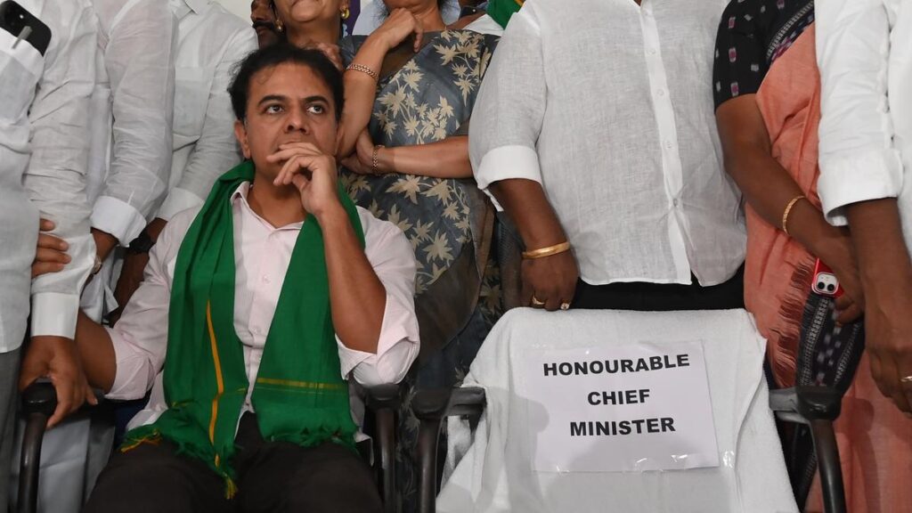 After accepting CM Revanth’s challenge, KTR goes to Press Club for debate on river water allocation