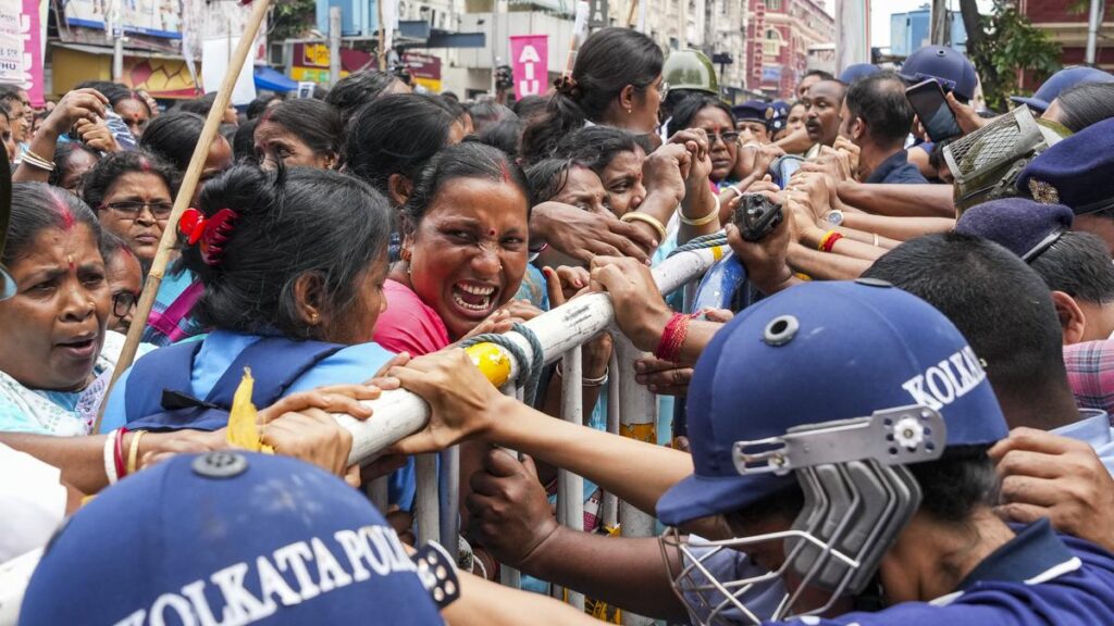ICDS workers in West Bengal protest against delay in meeting demands including budget allocation