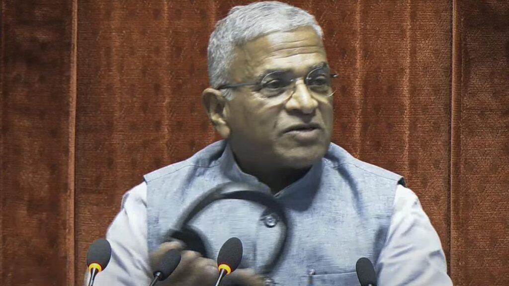 Deputy Chairman Harivansh chairs Rajya Sabha proceedings after Jagdeep Dhankhar resigned as Vice-President