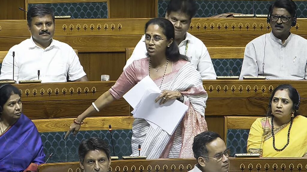 Supriya Sule alleges ‘₹4,800-crore scam’ in Ladki Bahin Yojana