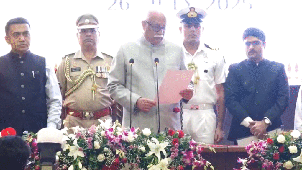 Ashok Gajapathi Raju takes oath as Goa Governor
