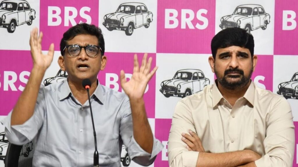 Phones of all MLAs, MPs of Telangana tapped by private hackers at CM’s behest, allege BRS leaders