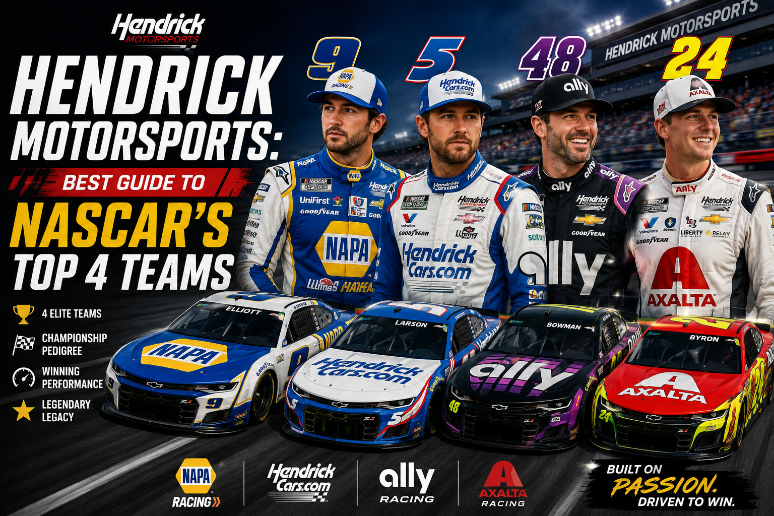 Hendrick Motorsports: Best Guide to NASCAR’s Top 4 Teams