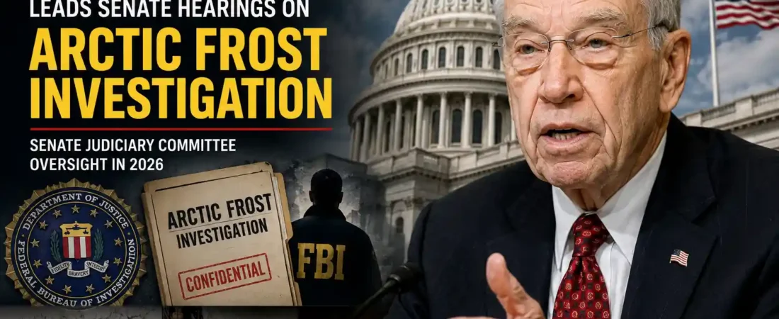 Chuck Grassley News: 2026 Arctic Frost Hearings Update