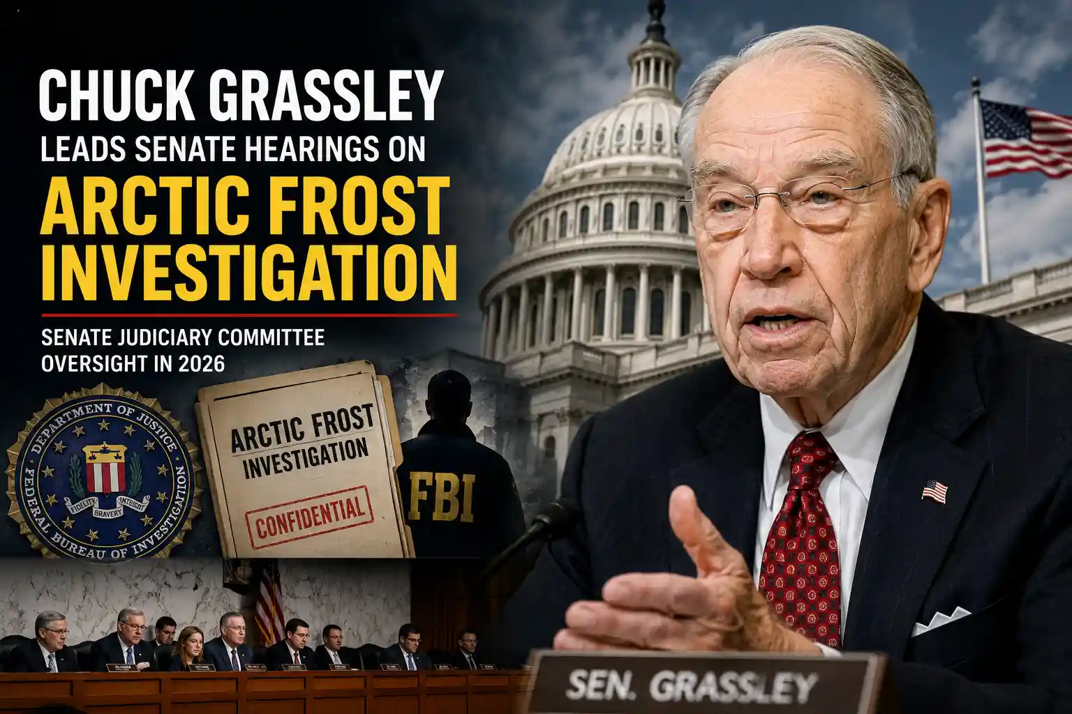 Chuck Grassley News: 2026 Arctic Frost Hearings Update